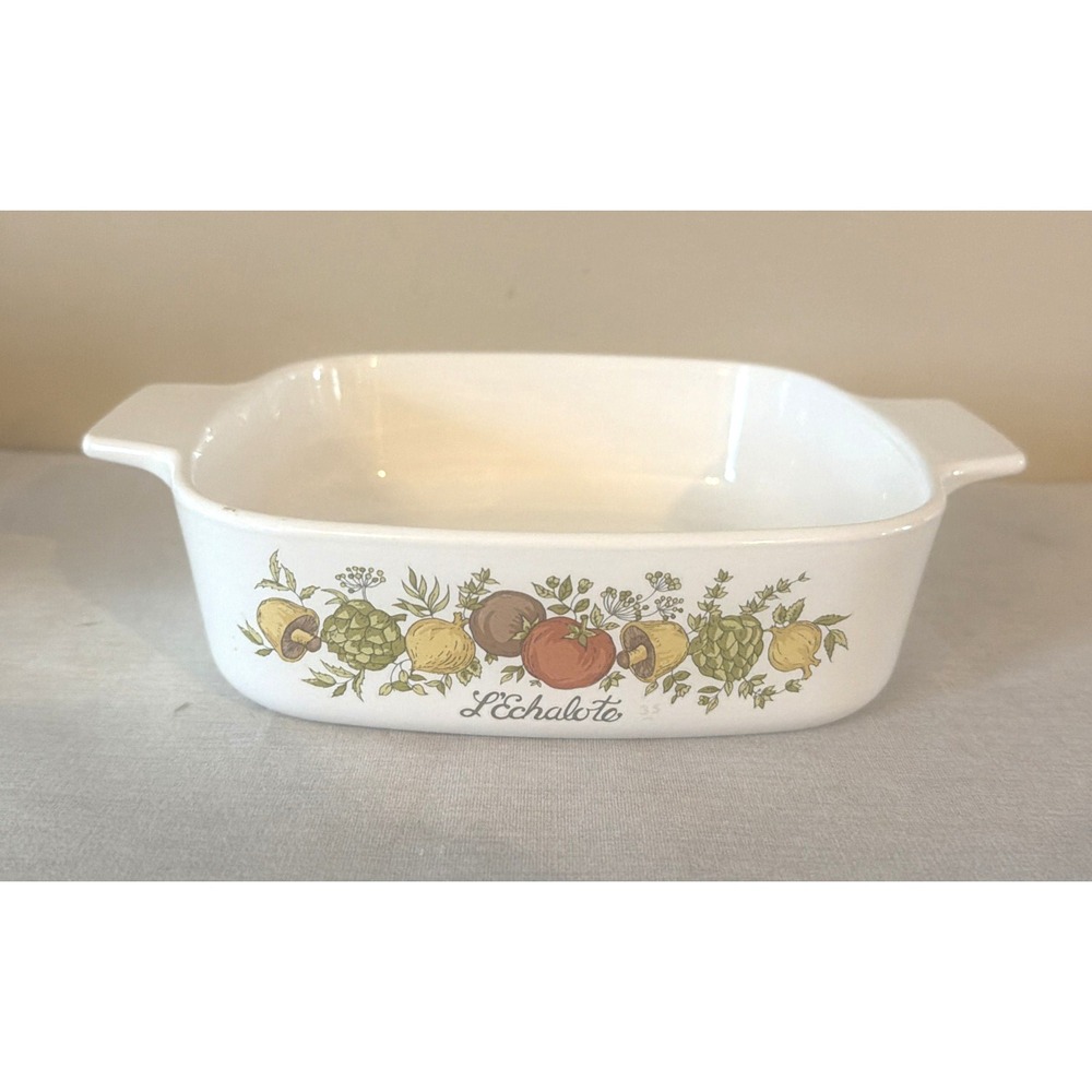 Vintage Corning Ware SPICE OF LIFE - 1 Qt Casserole Range/Oven Dish A-1-B